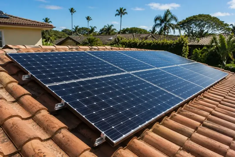 Installation de panneaux solaires à Valsonne